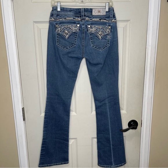 Miss Me Women’s Standard Boot Cut Denim Jeans Sz 27 - Picture 9 of 10